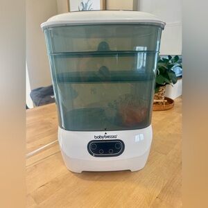 babybrezza White and Smoke Electric Baby Bottle Sterilizer